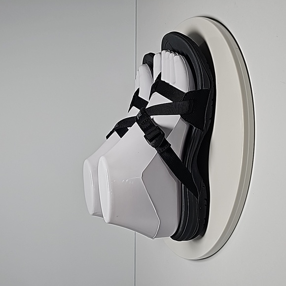 Teva Ascona Flip Flops Sandals Strappy Supportive Quick Drying Vegan Black 6 - Picture 4 of 11